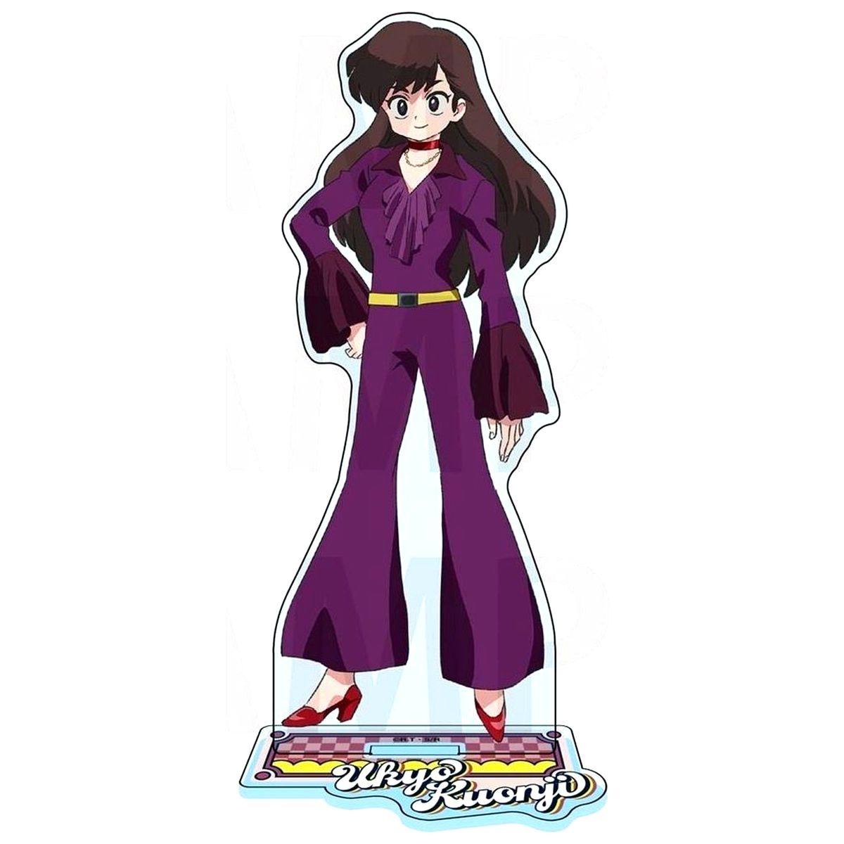 Ukyo Kuonji Illustration American Retro Acrylic Stand Ranma 1/2 Okawa Bukubu Big Camera Anime Sofmap [USED]