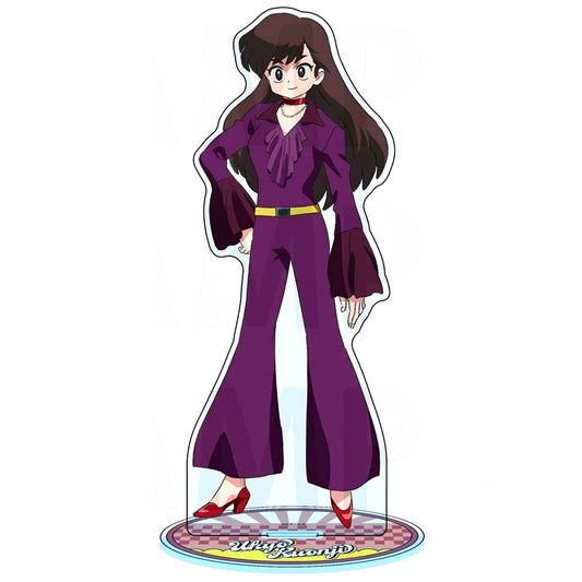 Ukyo Kuonji American Retro Illustration Ranma 1/2 x Bukubu Okawa Bic Camera and Animega x Sofmap Presale Fair Big Acrylic Stand [USED]