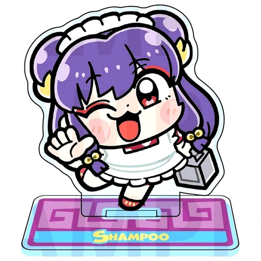 Shampoo Ranma 1/2 x Bukubu Okawa Bic Camera and Animega x Sofmap Presale Fair Acrylic Stand [USED]