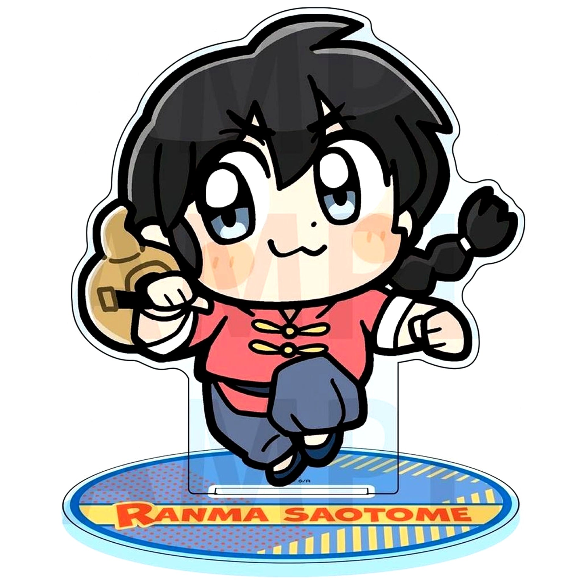 Ranma Saotome Male Ranma 1/2 x Bukubu Okawa Bic Camera and Animega x Sofmap Presale Fair Big Acrylic Stand [USED]