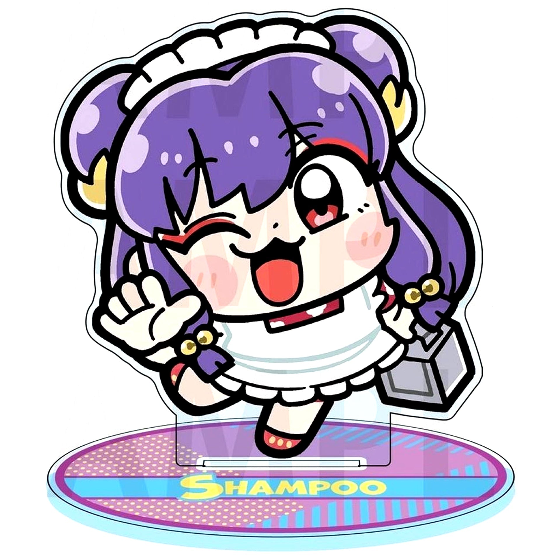 Shampoo Ranma 1/2 x Bukubu Okawa Bic Camera and Animega x Sofmap Presale Fair Big Acrylic Stand [USED]