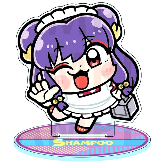 Shampoo Ranma 1/2 x Bukubu Okawa Bic Camera and Animega x Sofmap Presale Fair Big Acrylic Stand [USED]