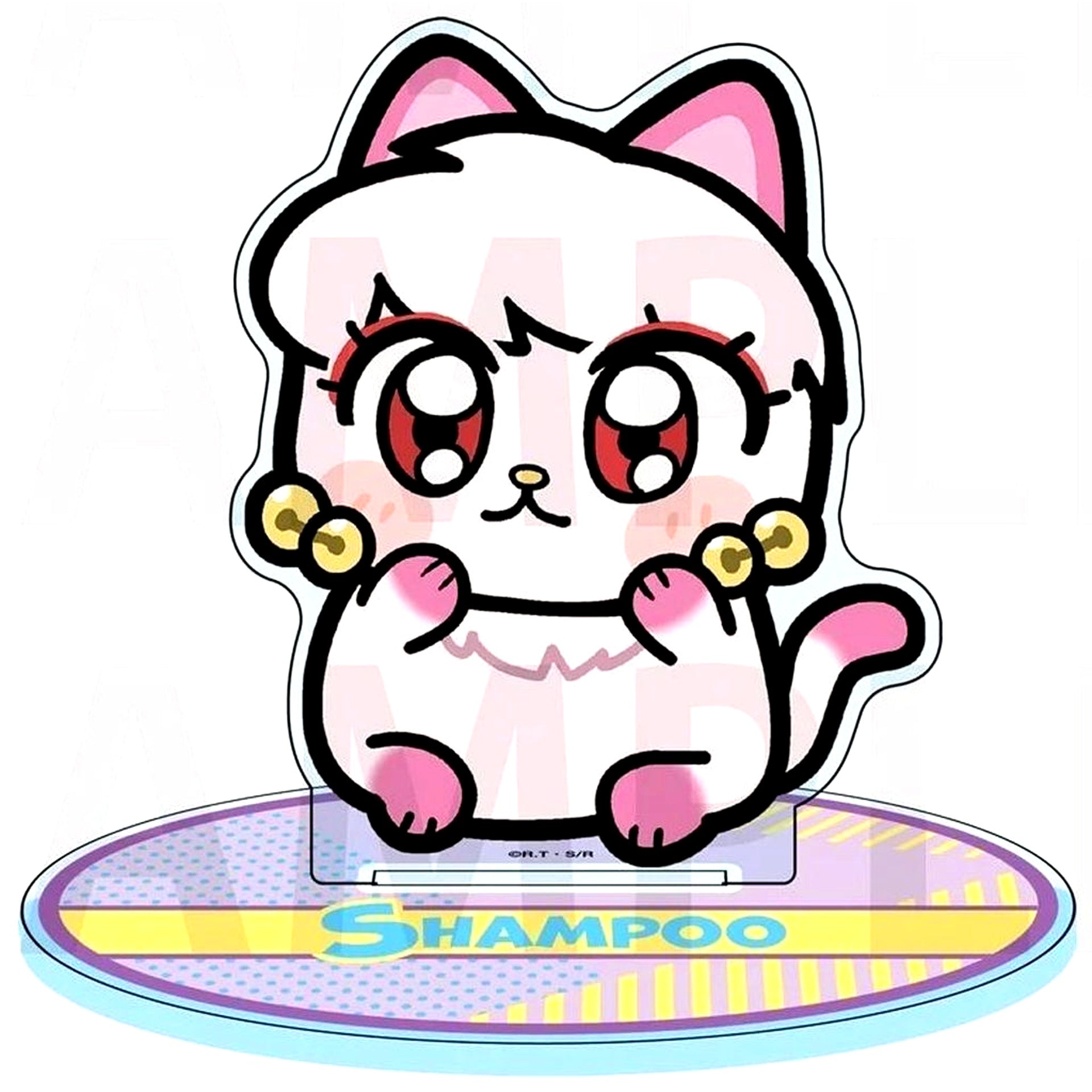 Shampoo Cat Ranma 1/2 x Bukubu Okawa Bic Camera and Animega x Sofmap Presale Fair Big Acrylic Stand [USED]