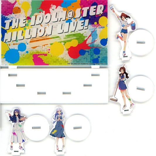 4 People Ver. The Idolmaster Million Live! Acrylic Diorama Painter Style [USED]