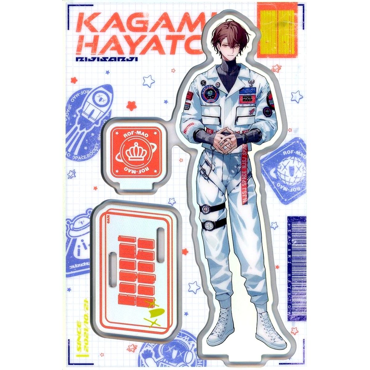 Kagami Hayato ROF-MAO Aurora Acrylic Stand Virtual YouTuber Nijisanji ROF-MAO UCHU PARTY 4th Anniversary [USED]