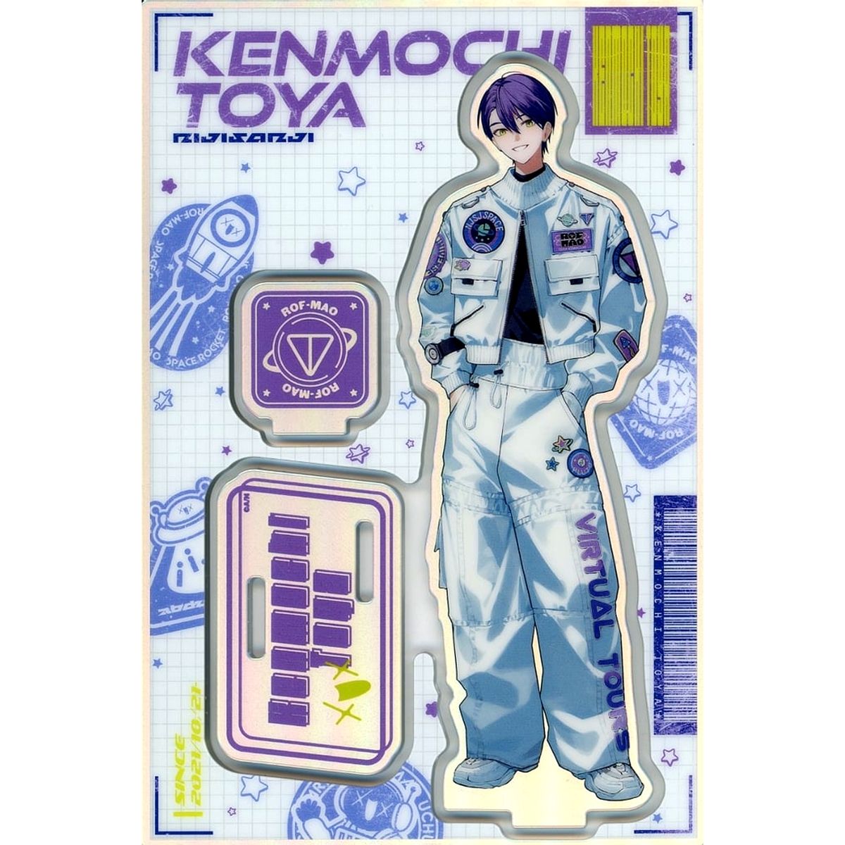 Toya Kenmochi Aurora Acrylic Stand Virtual YouTuber Nijisanji ROF-MAO UCHU PARTY 4th Anniv [USED]