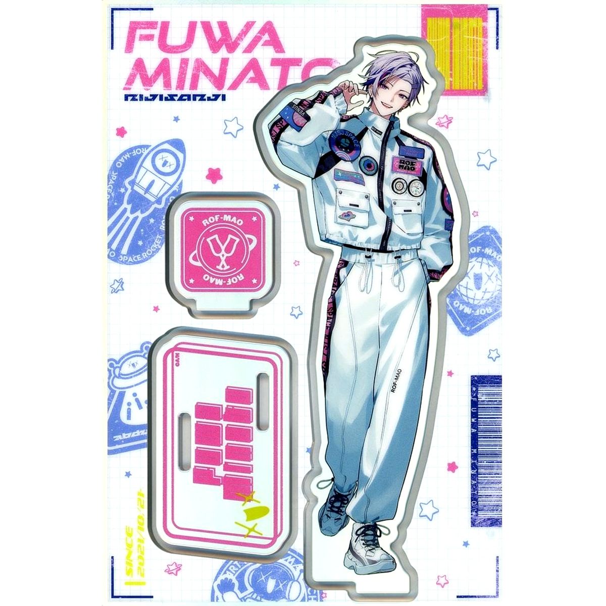 Fuwa Minato ROF-MAO Aurora Acrylic Stand Virtual YouTuber Nijisanji ROF-MAO UCHU PARTY 4th Anniv [USED]