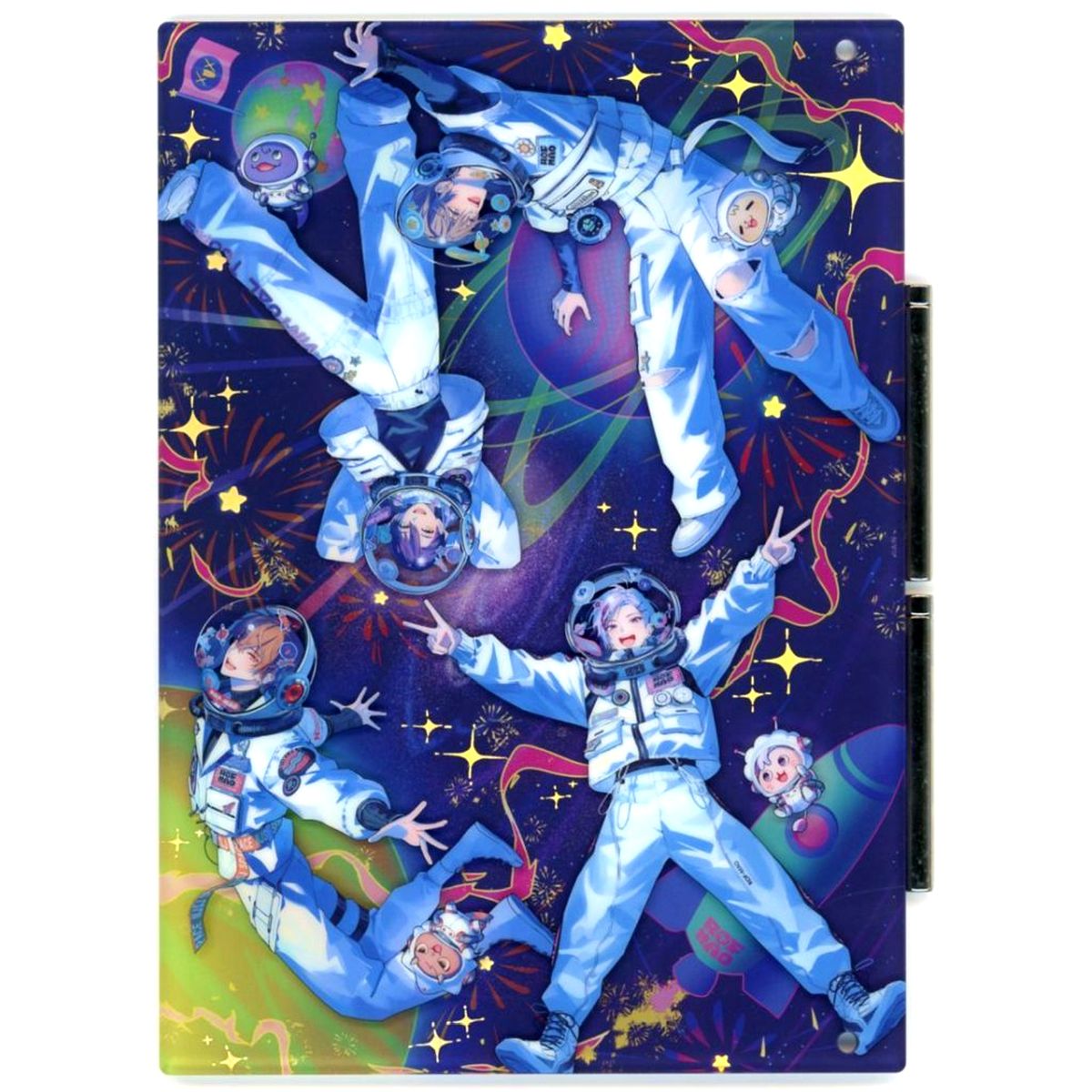 ROF-MAO & ROF-MAL Virtual YouTuber Nijisanji Foil Stamped Acrylic Panel ROF-MAO UCHU PARTY! 4th Anniversary [USED]