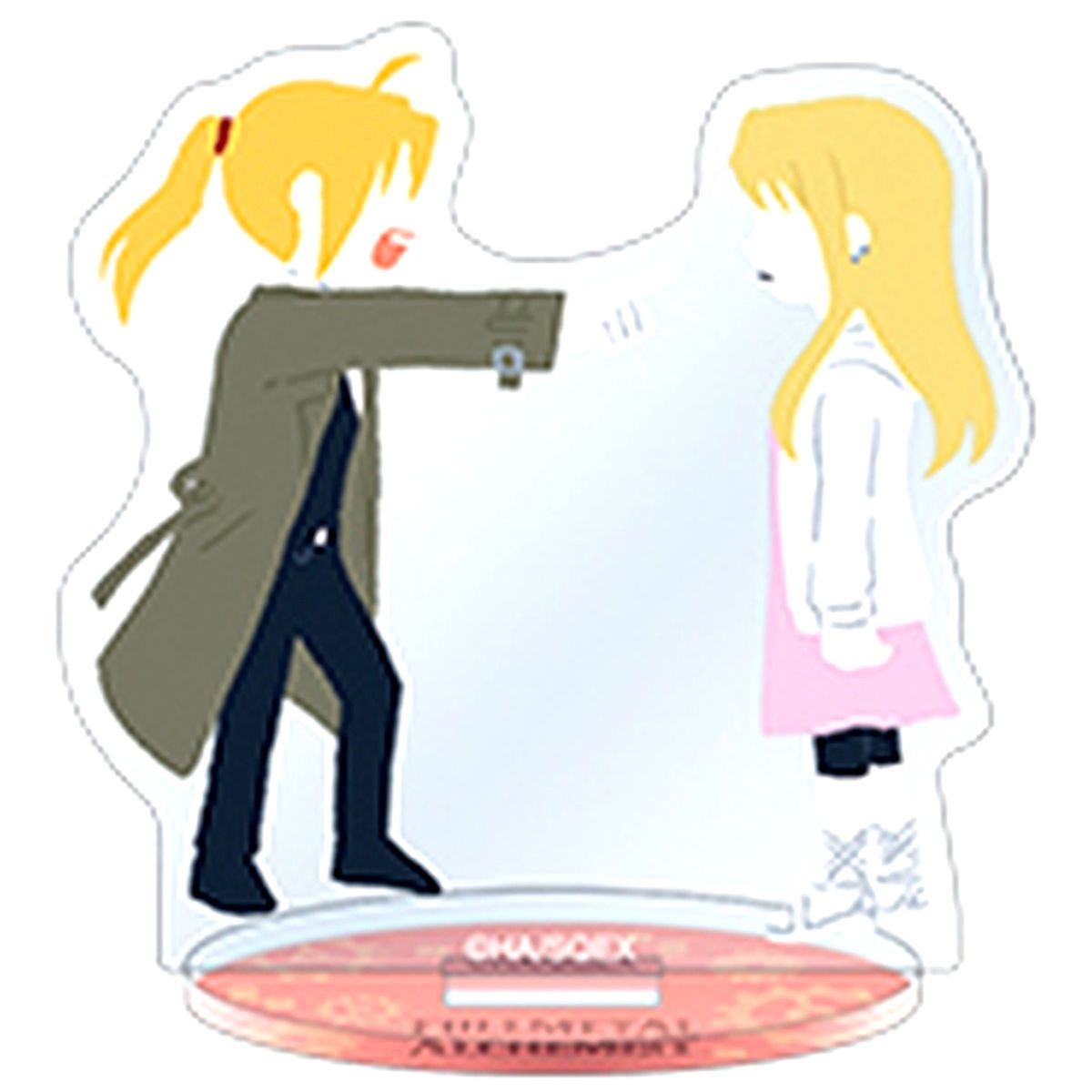 Edward Elric & Winry Rockbell Fullmetal Alchemist Mini Acrylic Stand Collection Yuru Palette Wave 2 [USED]