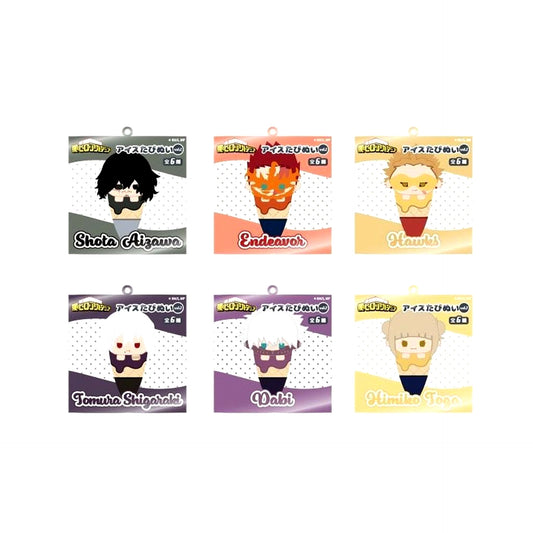 Set of 6 My Hero Academia Ice Tapi Nui Keychain Vol.2 [USED]