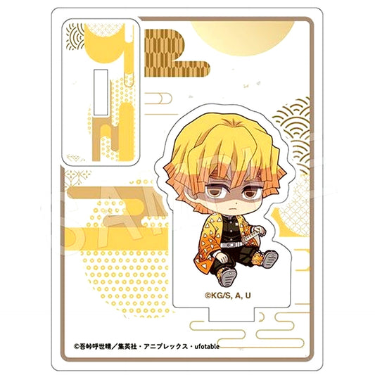 Zenitsu Agatsuma Demon Slayer: Kimetsu no Yaiba Petanko Trading Acrylic Stand Infinity Castle Chapter 1 Ver. Type B [USED]