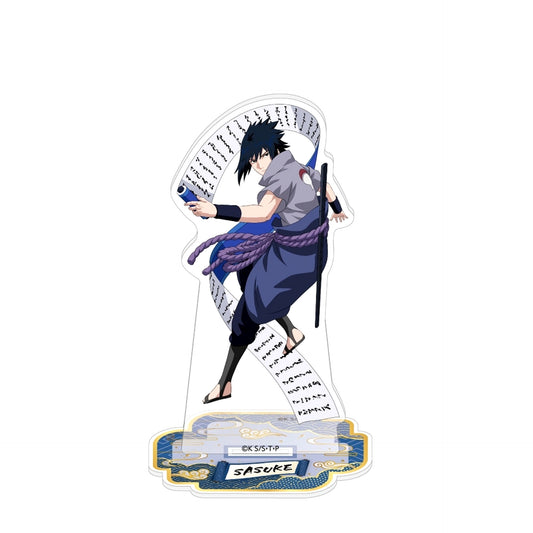 Sasuke Uchiha Illustration Acrylic Stand Naruto Shippuden Pop Up Store [USED]
