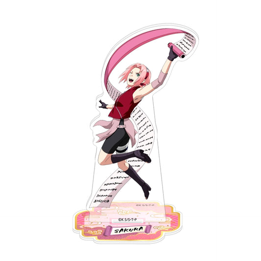 Sakura Haruno Illustration Acrylic Stand Naruto Shippuden Pop Up Store [USED]