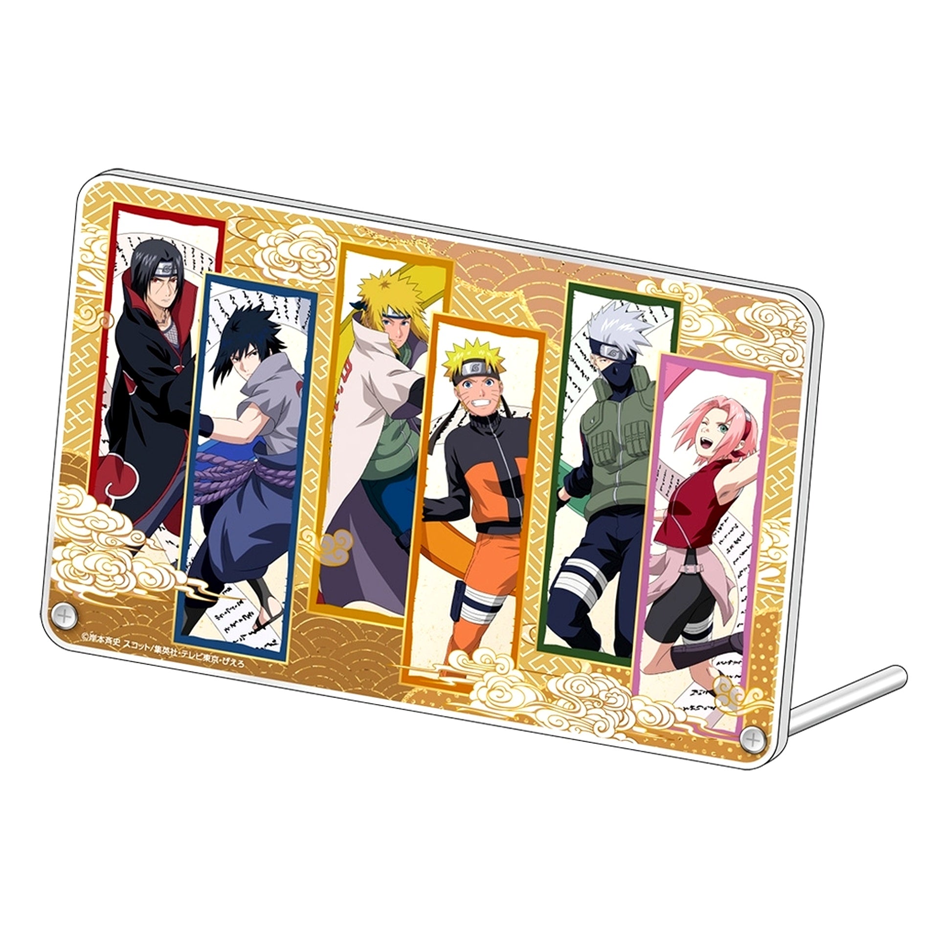 Group Key Visual Acrylic Plate Stand Naruto Shippuden Pop Up Store [USED]
