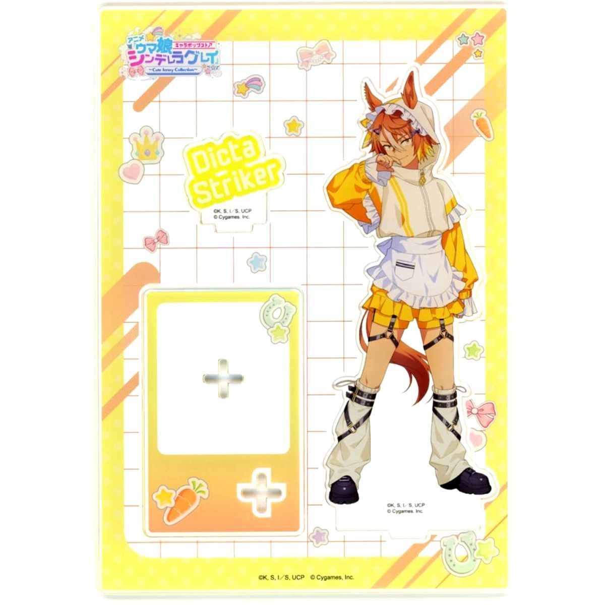 Dicta Striker Uma Musume Cinderella Gray Acrylic Stand Chara Pop Store Cute Jersey Collection [USED]