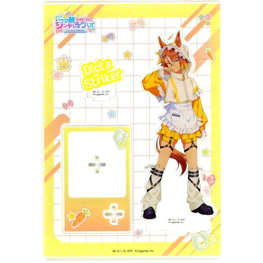 Dicta Striker Uma Musume Cinderella Gray Acrylic Stand Chara Pop Store Cute Jersey Collection [USED]
