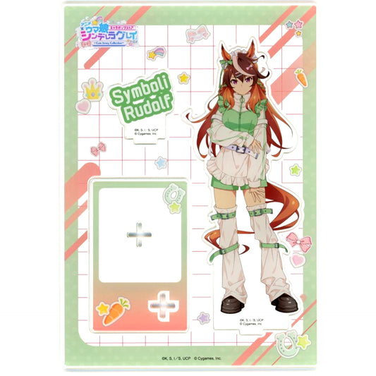 Symboli Rudolf Uma Musume: Cinderella Gray Acrylic Stand Chara Pop Store Cute Jersey Collection [USED]
