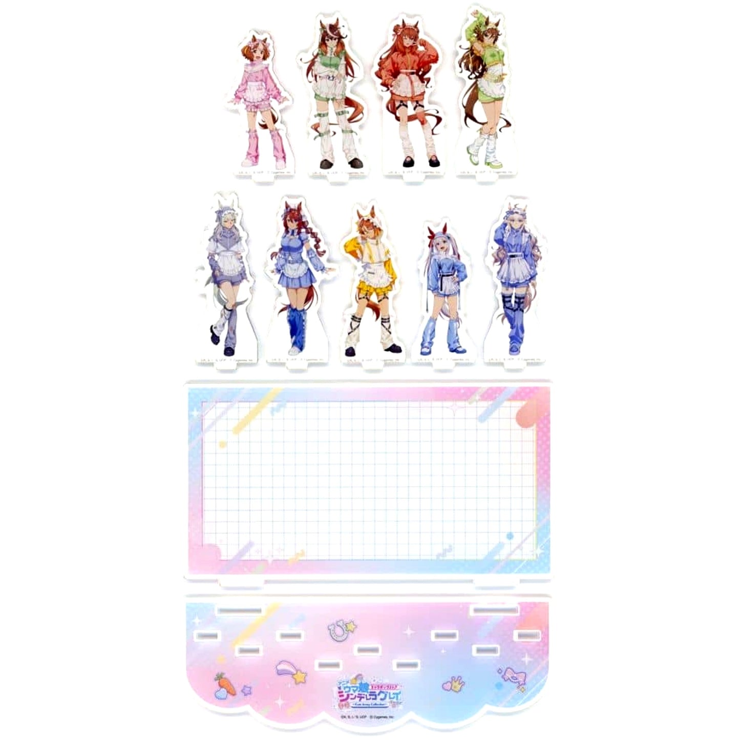 Uma Musume: Cinderella Gray Chara Pop Store Group Cute Jersey Collection Acrylic Diorama [USED]