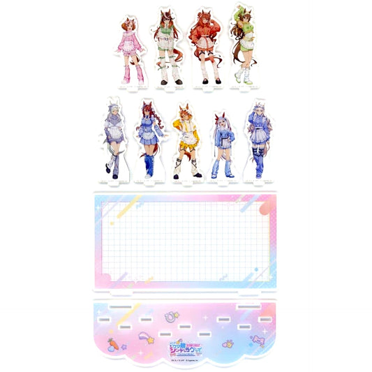 Uma Musume: Cinderella Gray Chara Pop Store Group Cute Jersey Collection Acrylic Diorama [USED]