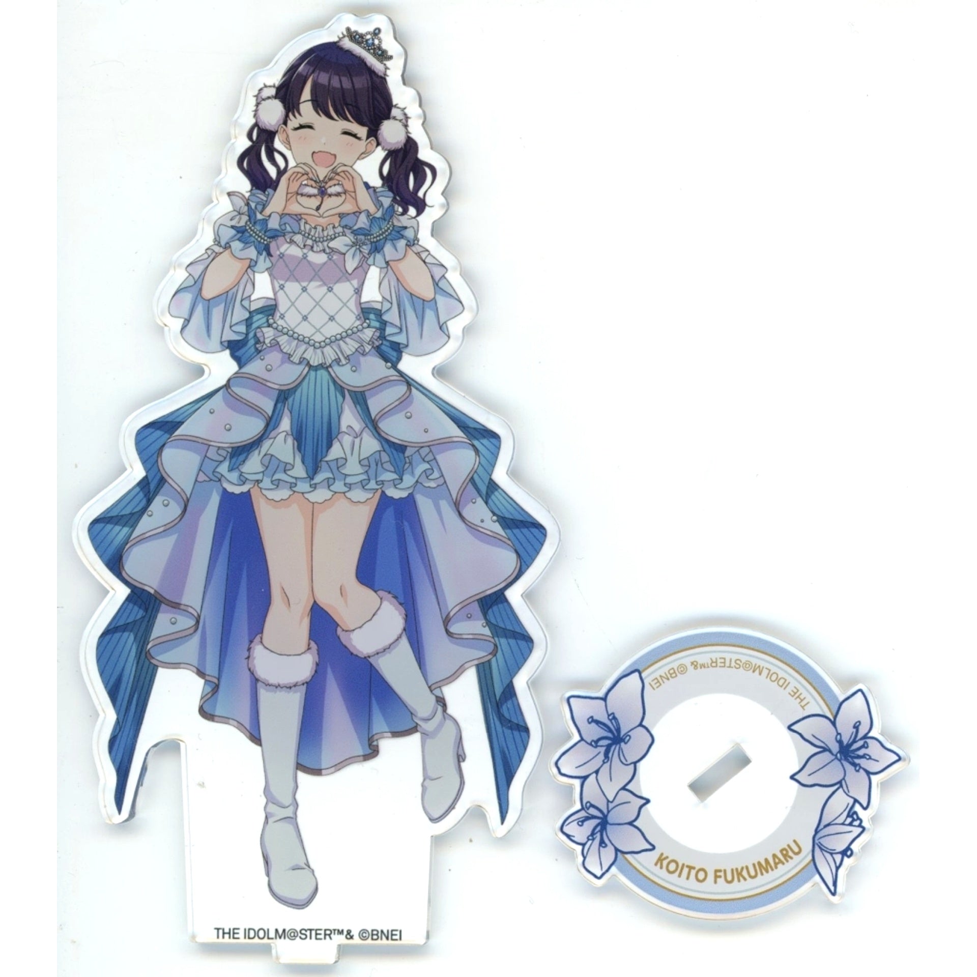 Koito Fukumaru Illustration Acrylic Stand The Idolmaster Shiny Colors x Atofes Sayama Ski Resort Snow Magic! [USED]
