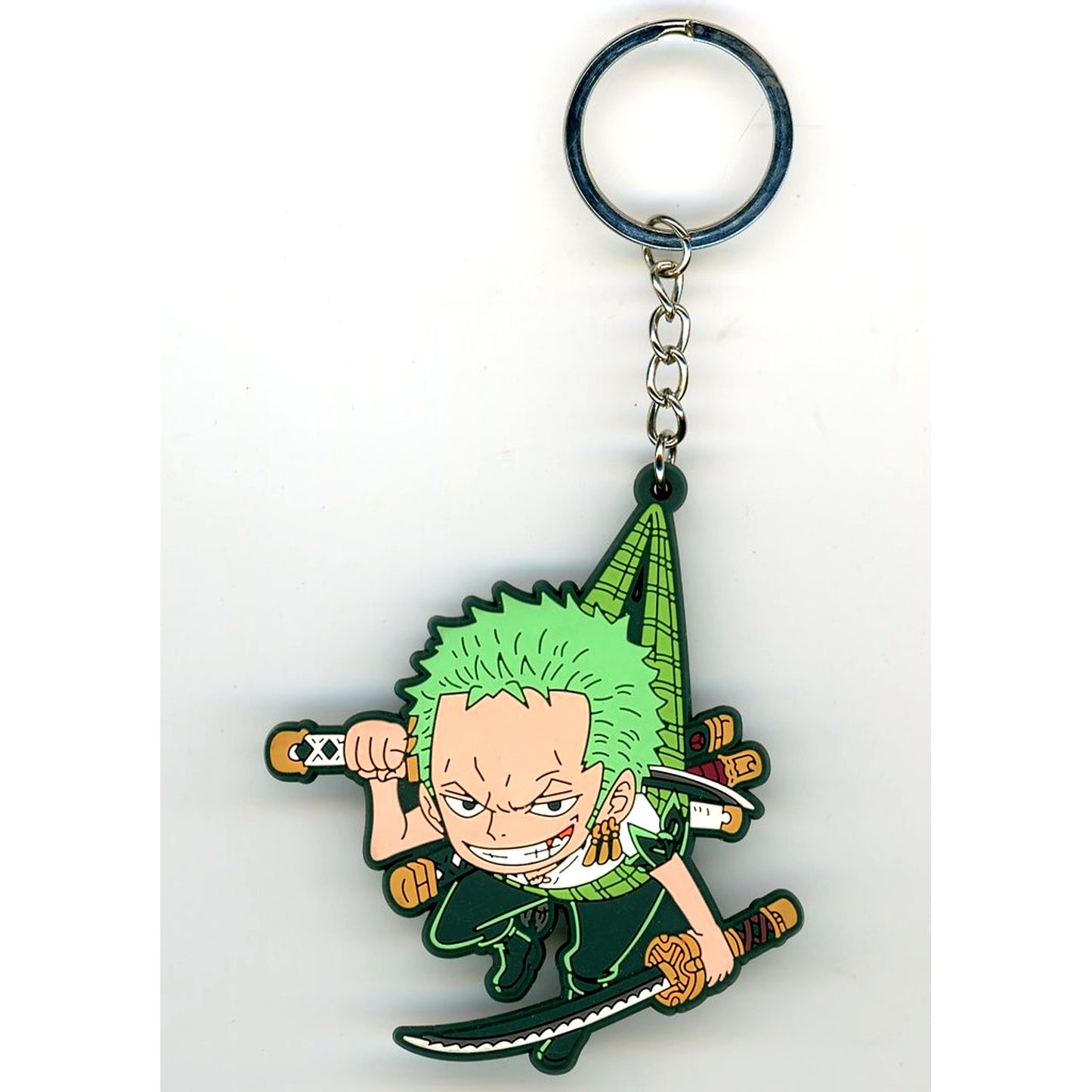 Roronoa Zoro 2 Years Ago Ver. One Piece Tsumamare Keychain Jump Festa 2019 Goods [USED]