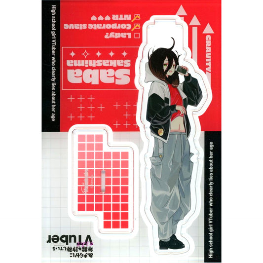 Saba Sakashima Illustration Acrylic Stand Figure Comics High School Girl VTuber Who Is Obviously Faking Her Age Vol. 3 Melonbooks Ltd B Bonus [USED]