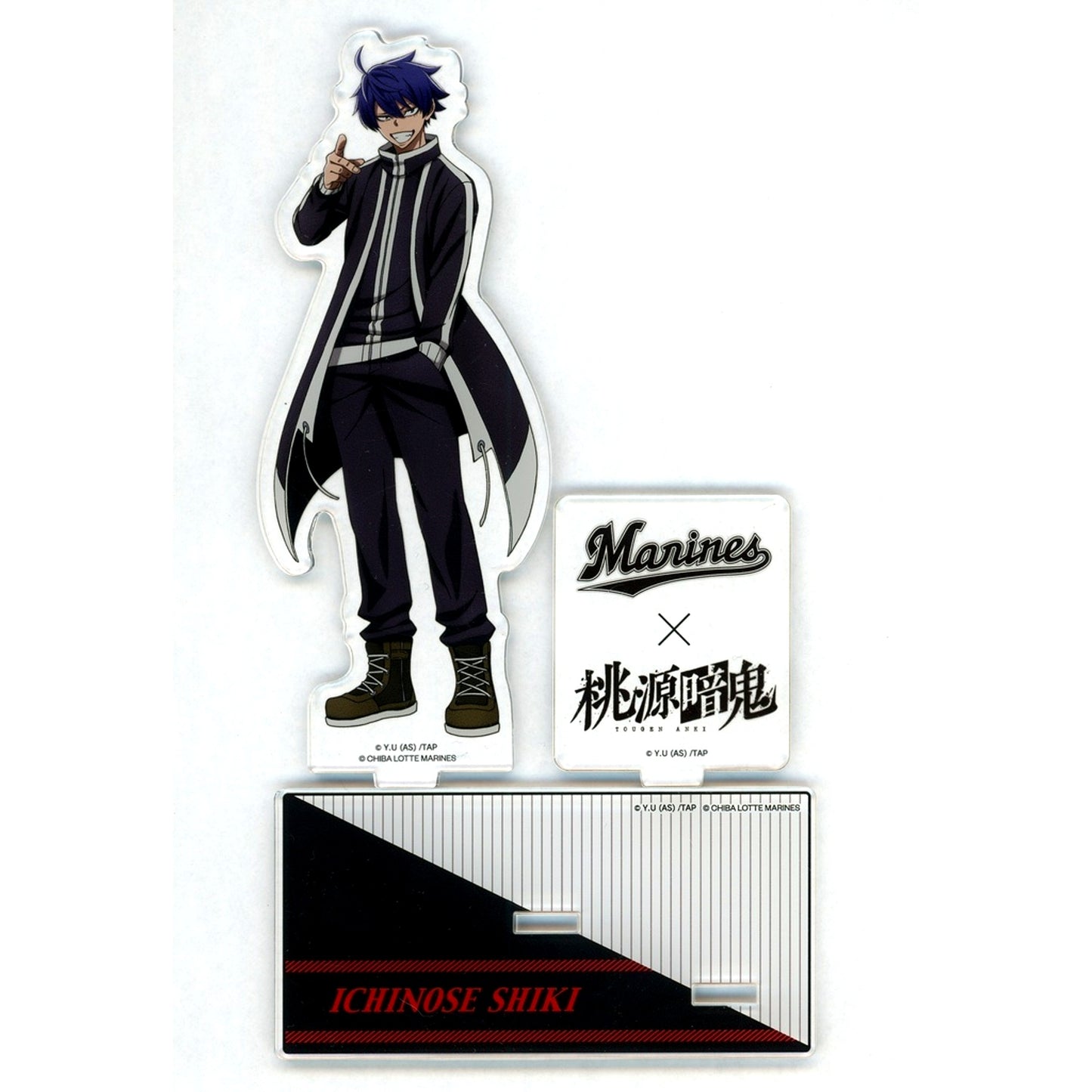 Shiki Ichinose Acrylic Stand Tougen Anki x Chiba Lotte Marines [USED]