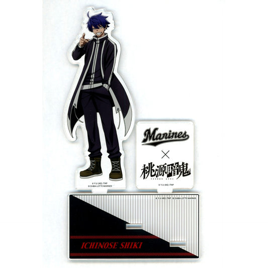Shiki Ichinose Acrylic Stand Tougen Anki x Chiba Lotte Marines [USED]