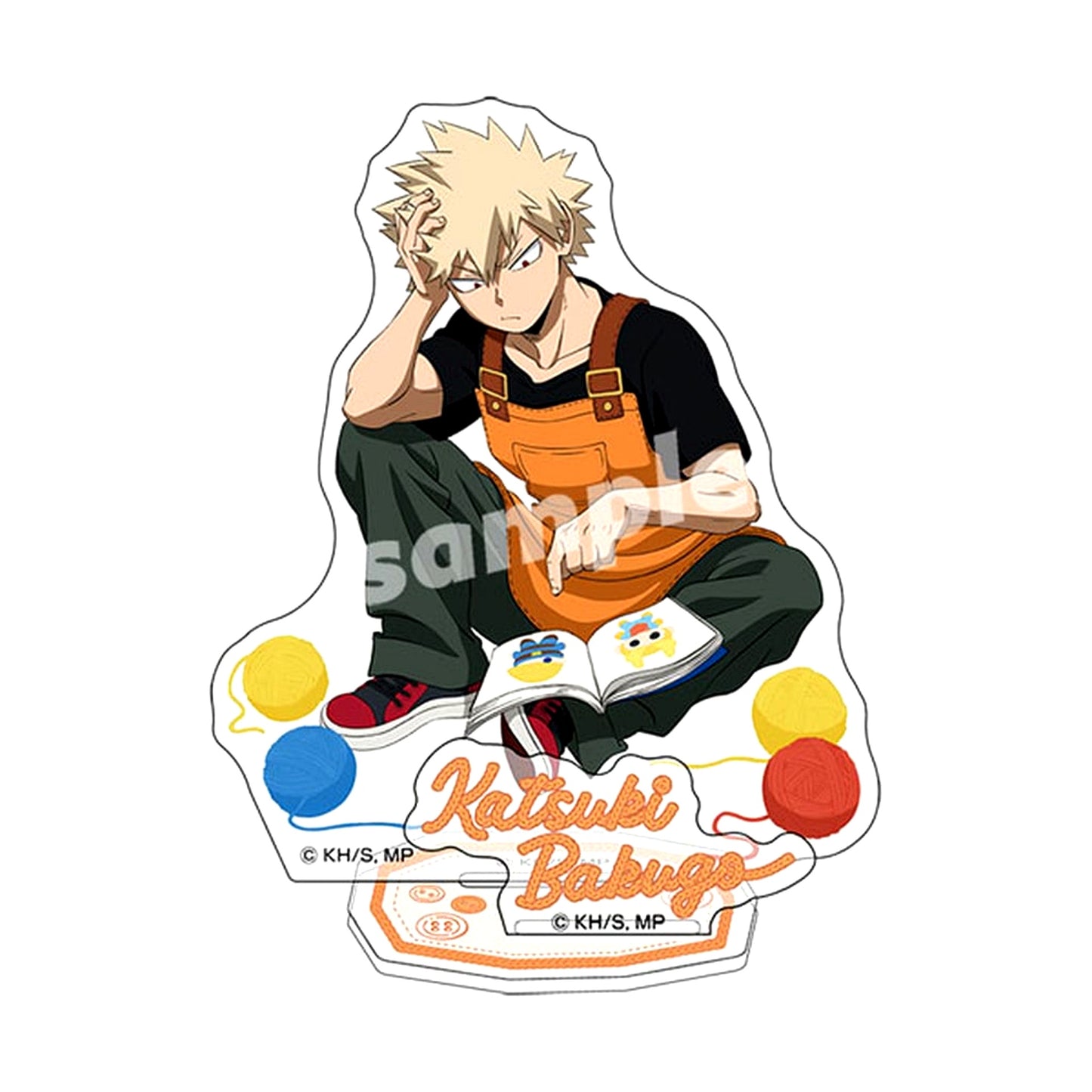 Katsuki Bakugo Acrylic Stand Knit! Amigurumi My Hero Academia Final Season Broadcast Commemoration Fair in Hands [USED]