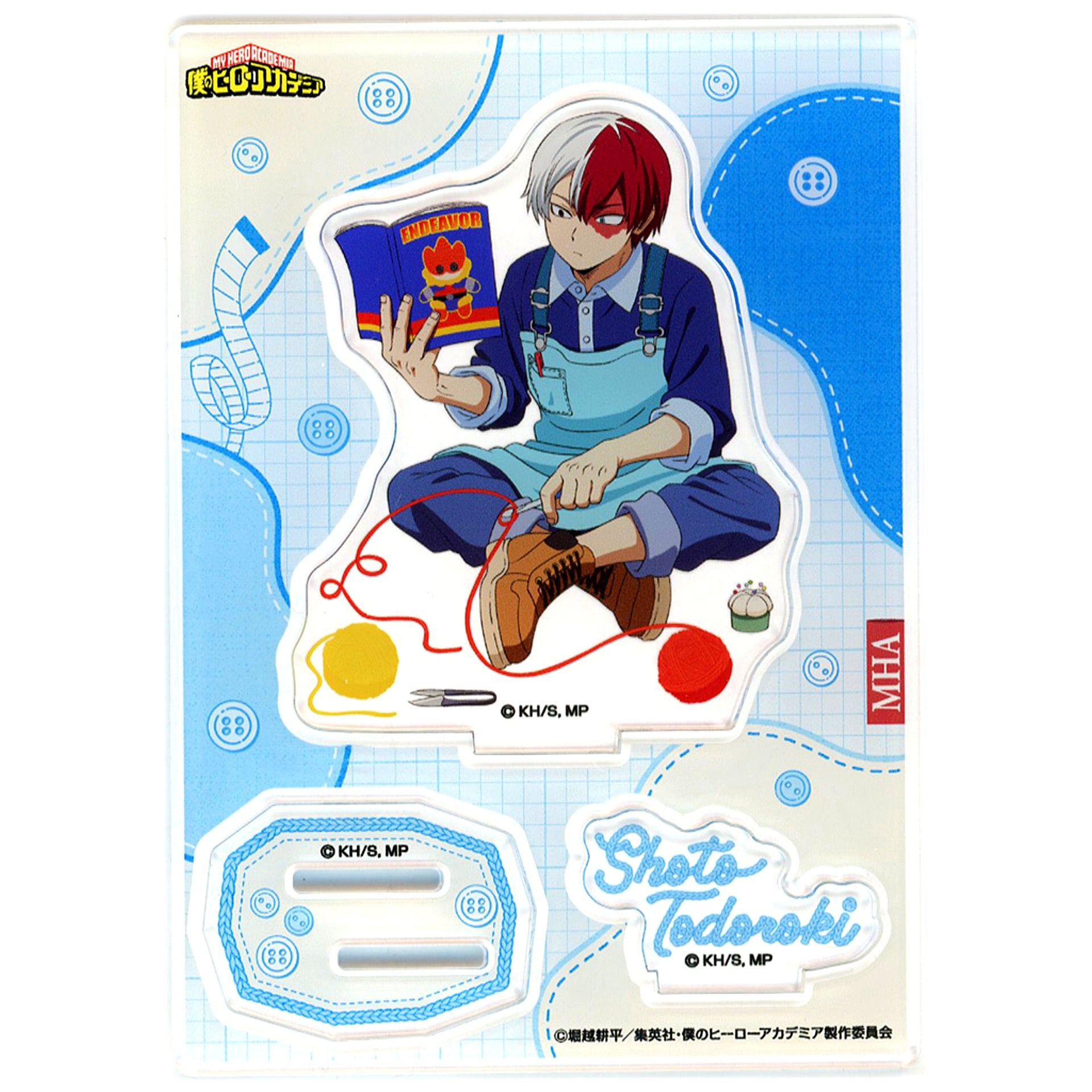 Shoto Todoroki Acrylic Stand Ame! Amigurumi My Hero Academia FINAL SEASON Broadcast Commemoration Fair in Hands [USED]