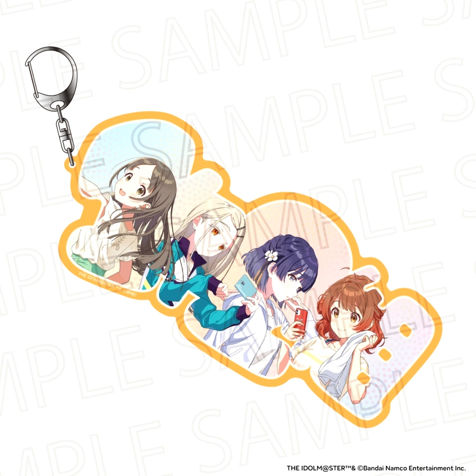 Class 1-2 Gakuen Idolmaster Nemufure Keychain [USED]