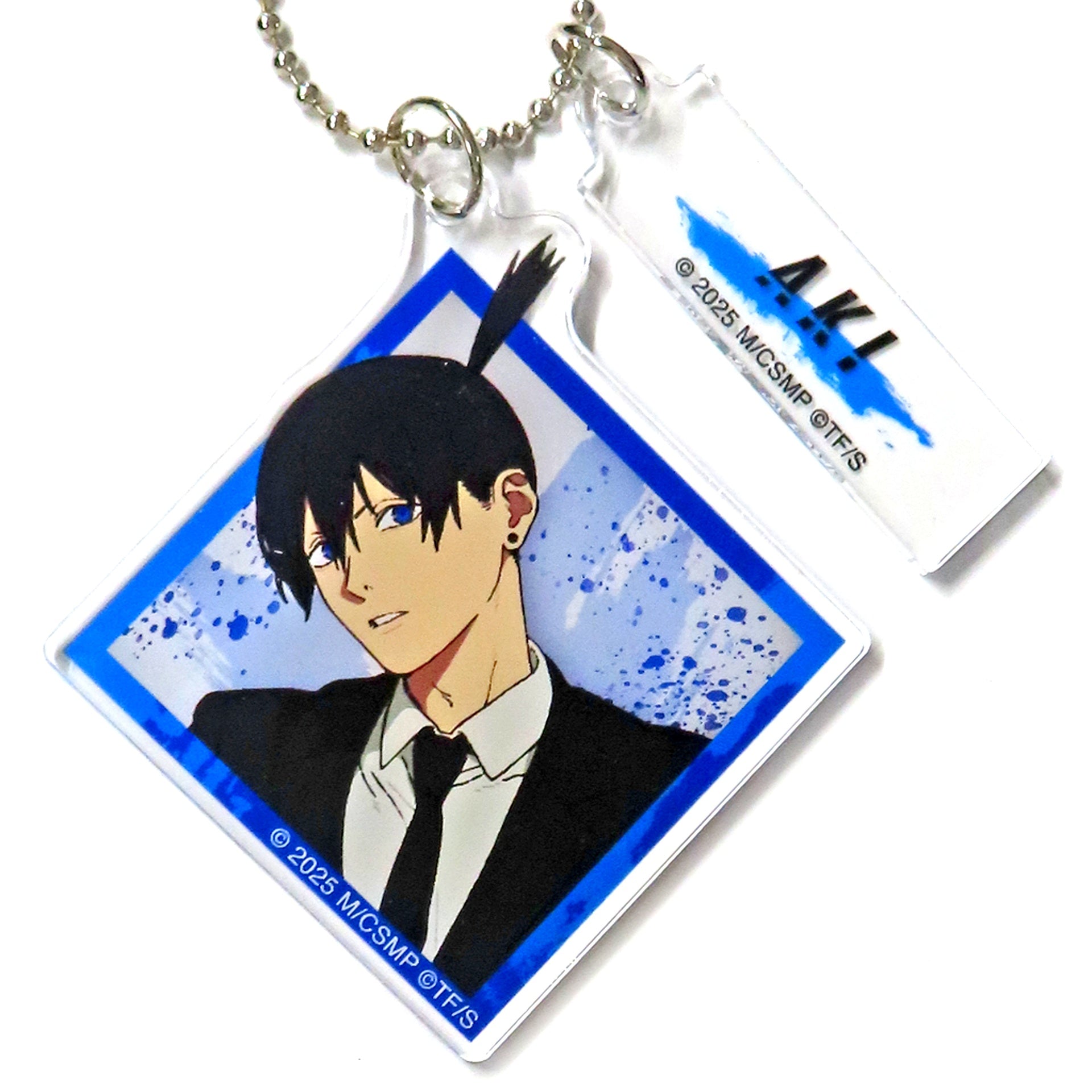 Aki Hayakawa Chainsaw Man The Movie Reze Arc Trading Double Parts Keychain [USED]