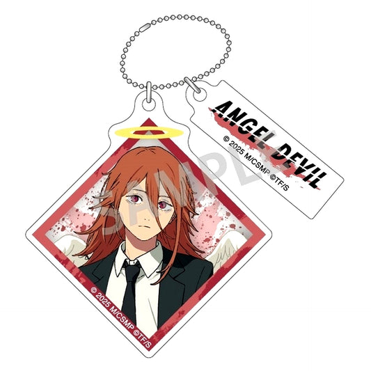 Angel Devil Chainsaw Man The Movie Reze Arc Trading Double Parts Keychain [USED]