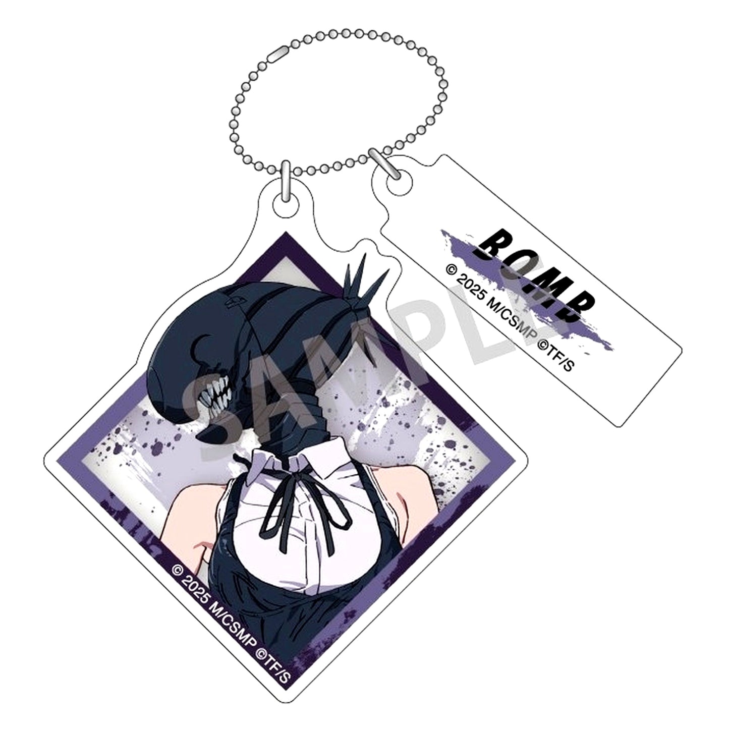 Bomb Chainsaw Man The Movie: Reze Arc Trading Double Part Keychain [USED]