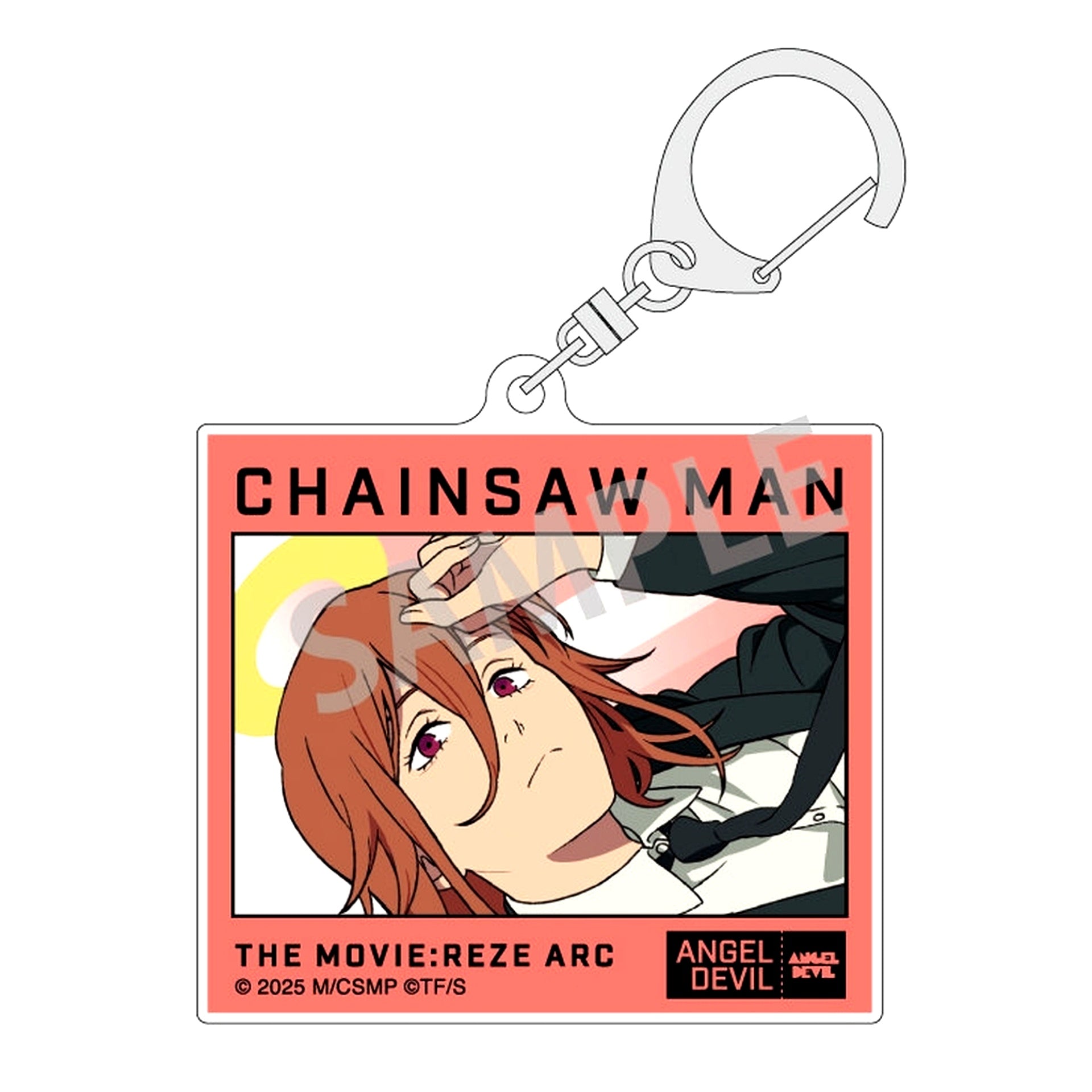 Angel Devil Chainsaw Man The Movie Reze Arc Trading Acrylic Keychain Fuyukan [USED]