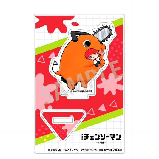 Pochita Makima Chainsaw Man the Movie: Reze Arc Mottekuteku Mini Acrylic Stand [USED]