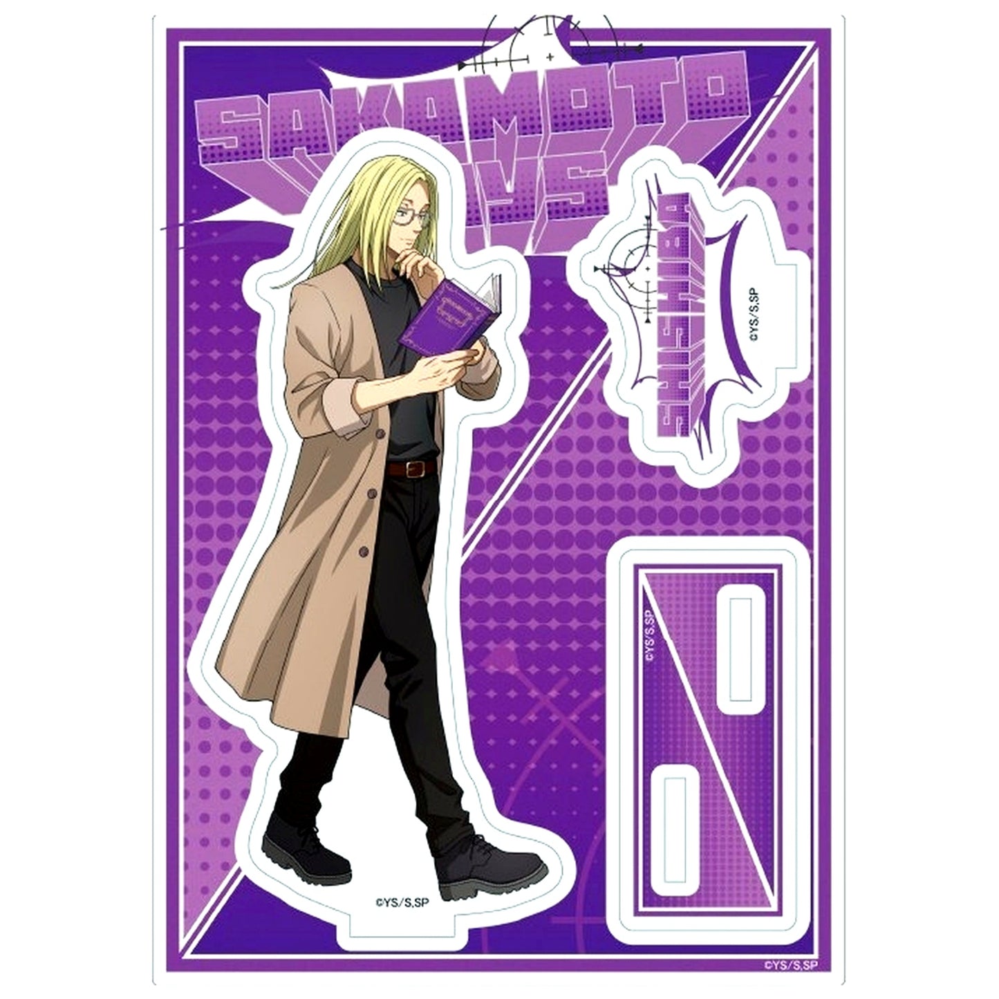 Shishiba Sakamoto Days Glasses Style Acrylic Stand [USED]