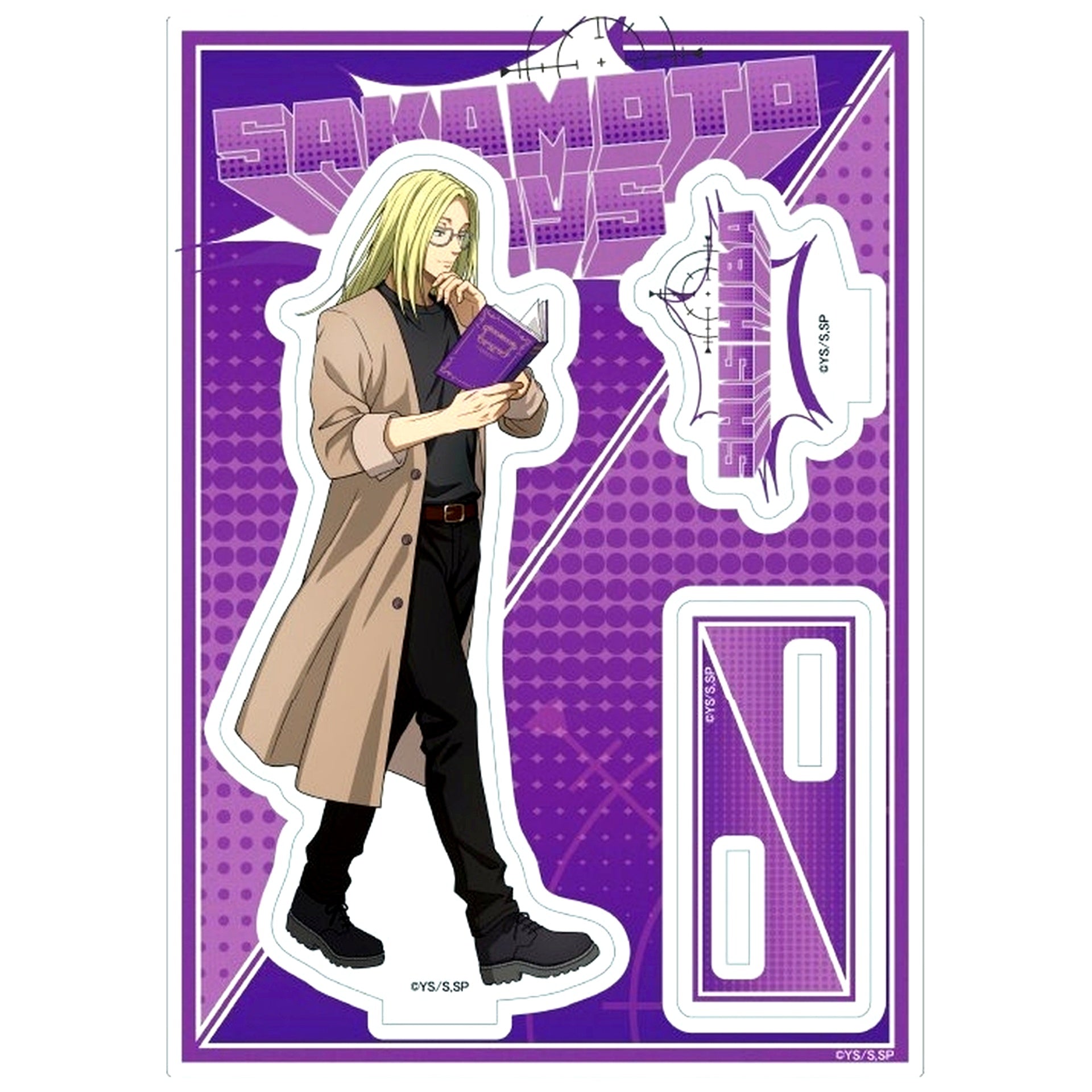 Shishiba Sakamoto Days Glasses Style Acrylic Stand [USED]