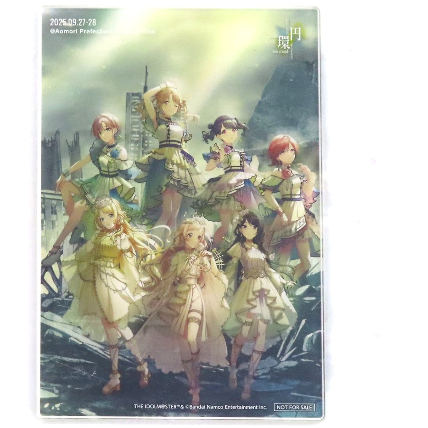 Group The Idolm@ster Shiny Colors Drawn Acrylic Panel 7th UNITLIVE TOUR Halo around fourth quadrant Visitor Bonus [USED]