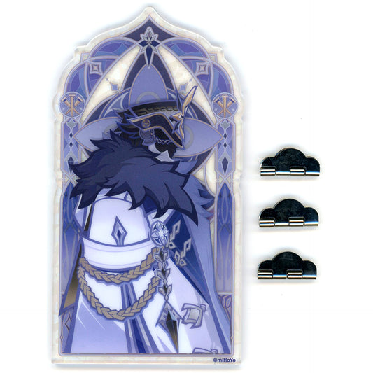 Capitano Genshin Impact Frost & Flame Series Trading Prism Acrylic Stand [USED]
