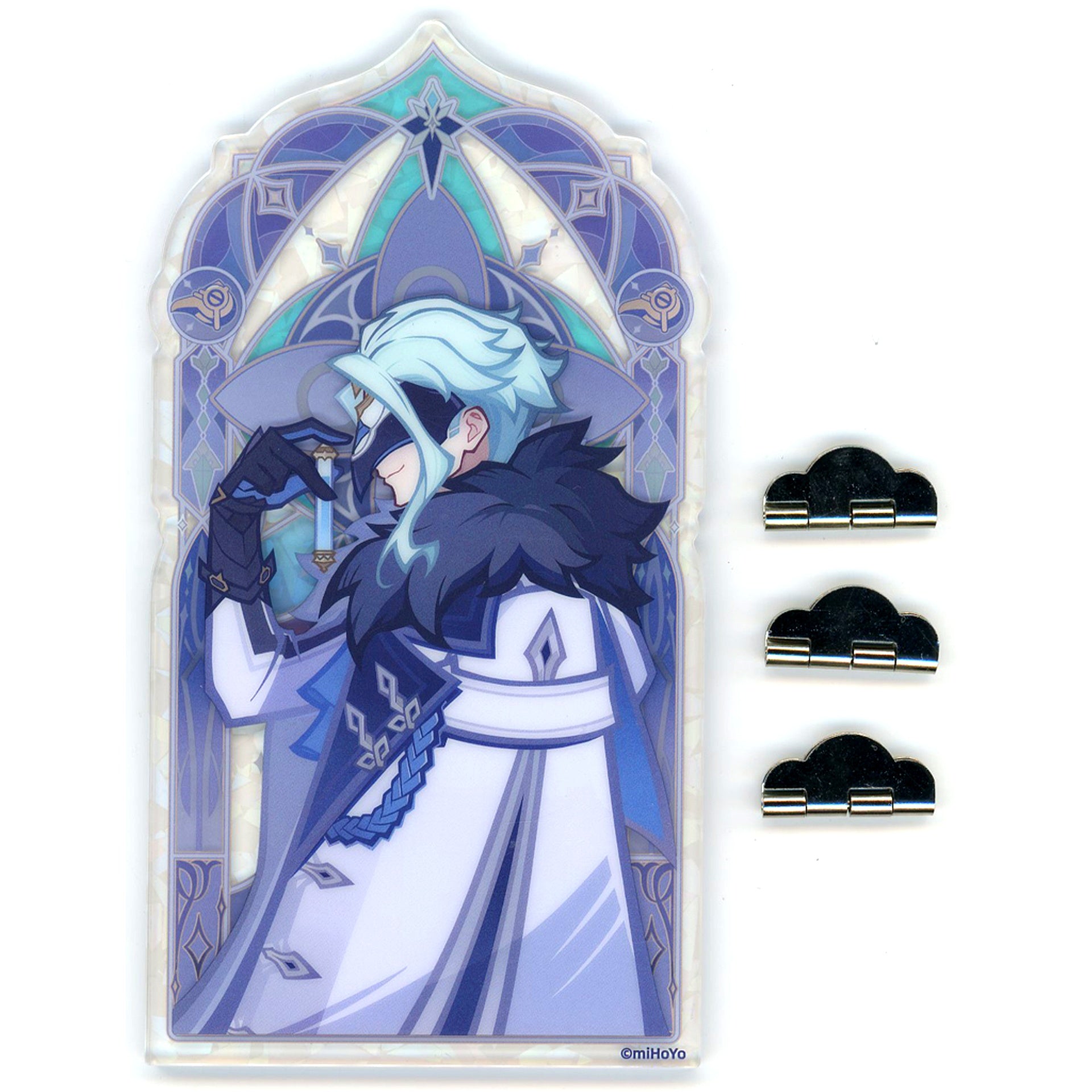Dottore Genshin Impact Frost & Flame Series Trading Prism Acrylic Stand [USED]