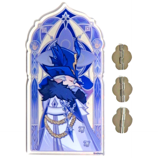 Pulcinella Genshin Impact Frost & Flame Series Trading Prism Acrylic Stand [USED]