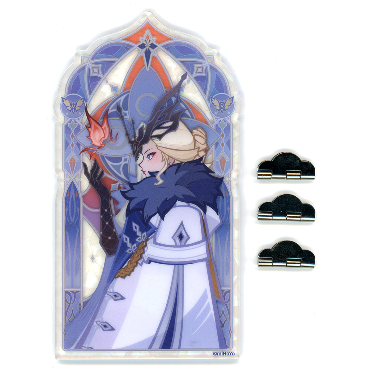 Signora Genshin Impact Frost & Flame Series Trading Prism Acrylic Stand [USED]