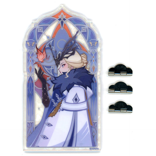 Signora Genshin Impact Frost & Flame Series Trading Prism Acrylic Stand [USED]