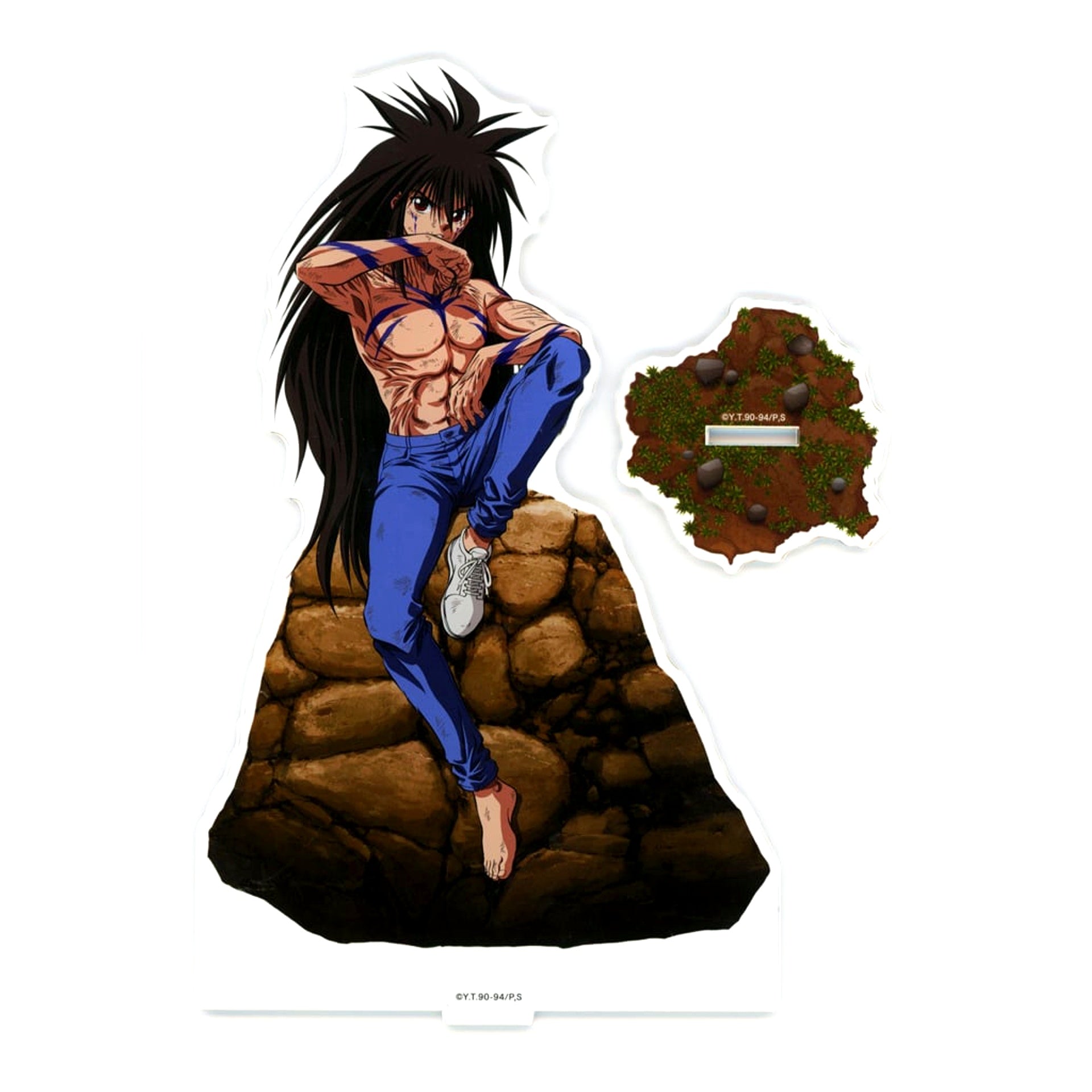 Yusuke Urameshi Big Acrylic Stand WEB Kuji Yu Yu Hakusho 14th After the battle C Prize [USED]