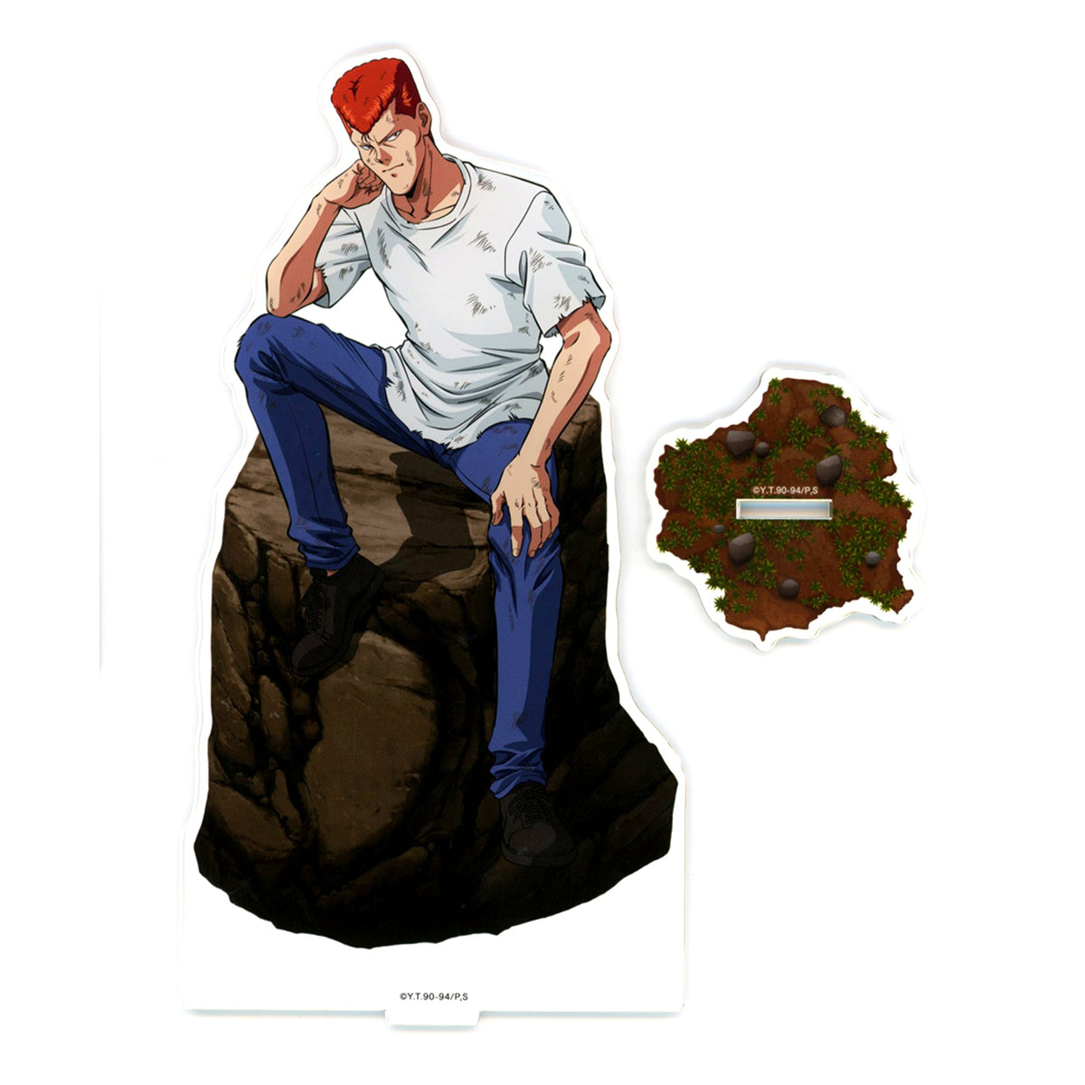 Kazuma Kuwabara Yu Yu Hakusho Big Acrylic Stand Webkuji Vol. 14: After the Battle C Prize [USED]