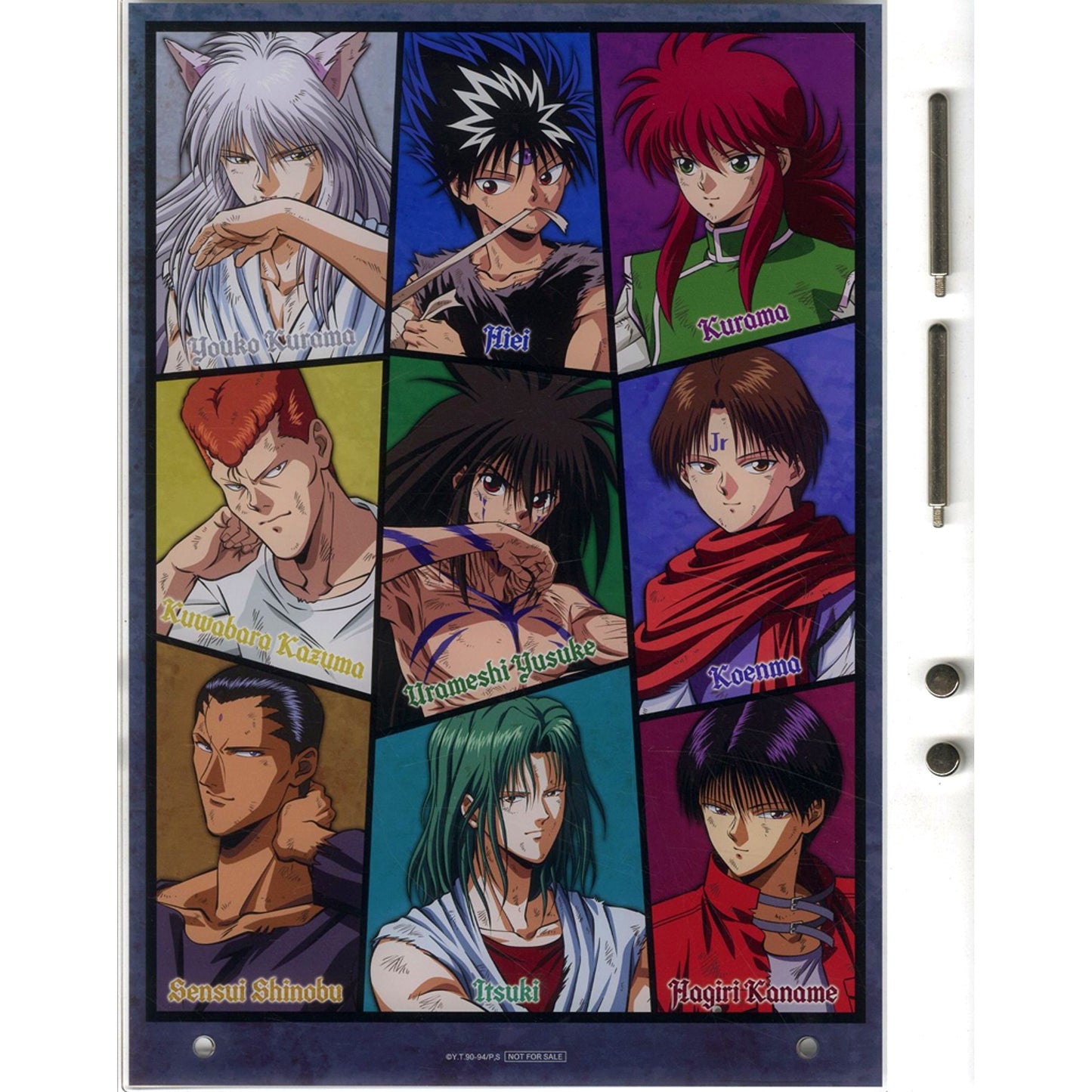 Group Last WIN Prize Yu Yu Hakusho WEB Kuji Vol.14 After the battle More Chance! Store Limited Acrylic Visual Panel [USED]