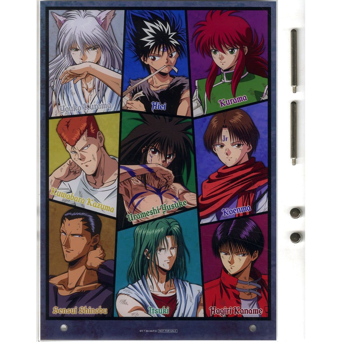 Group Last WIN Prize Yu Yu Hakusho WEB Kuji Vol.14 After the battle More Chance! Store Limited Acrylic Visual Panel [USED]