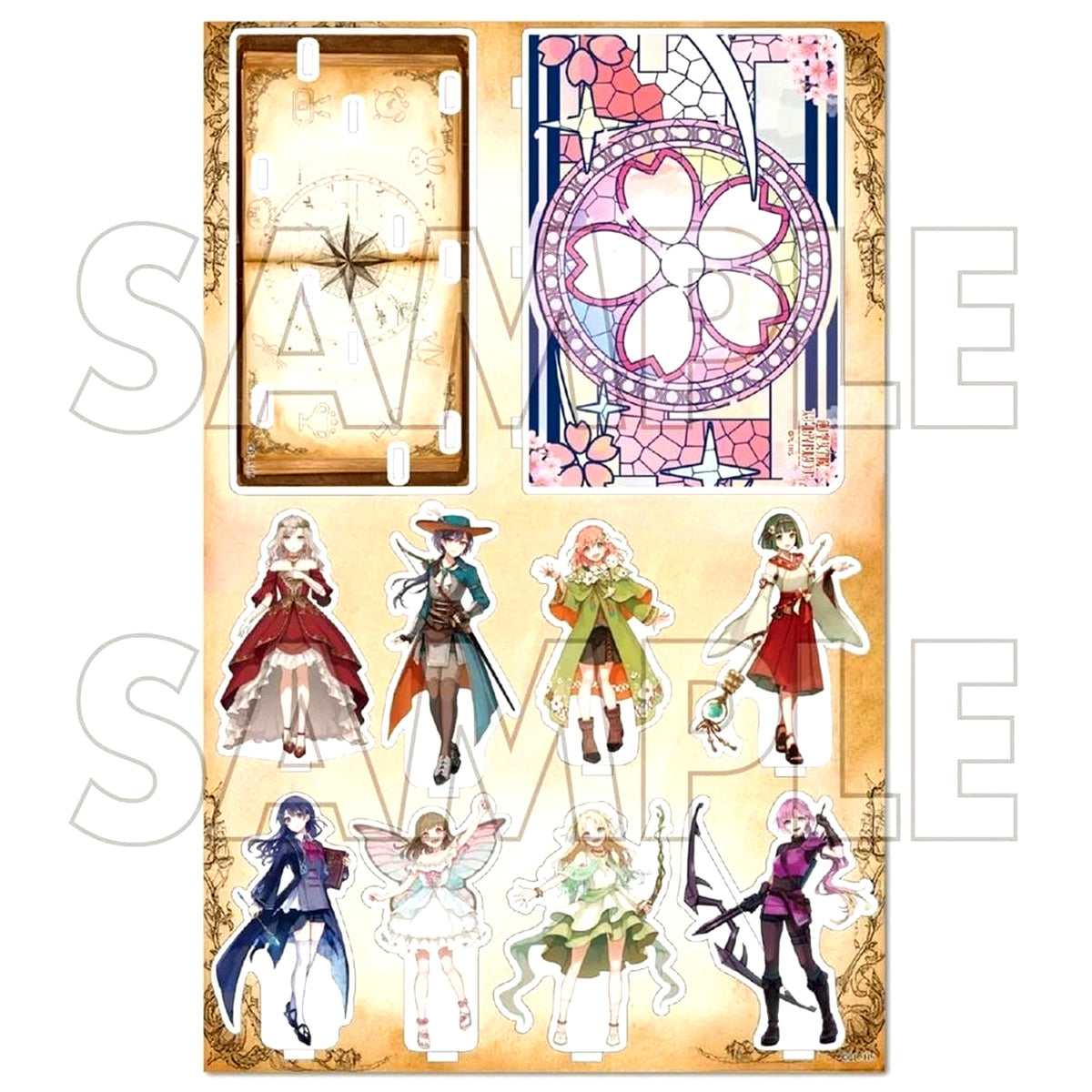 Group Diorama Acrylic Stand Ishikawa Prefecture x Love Live! Hasunosora Girls' High School Idol Club Collaboration Part 4 HASUNOSORA FANTASY [USED]