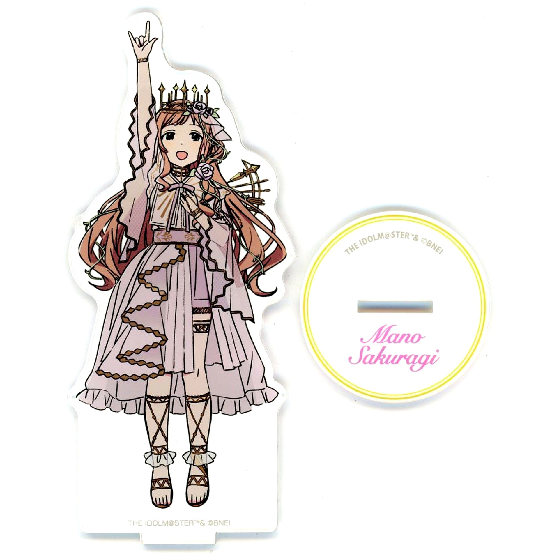 Mano Sakuragi Acrylic Stand Illustration by Mebachi The Idolmaster Shiny Colors Collabo with Mebachi [USED]